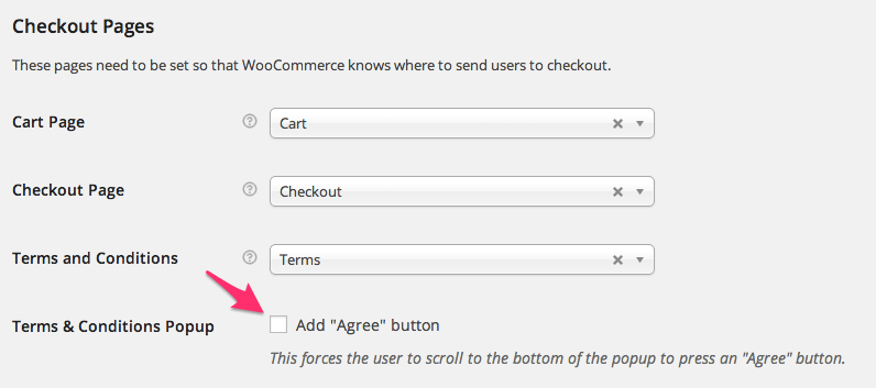 woocommerce terms and conditions template uk