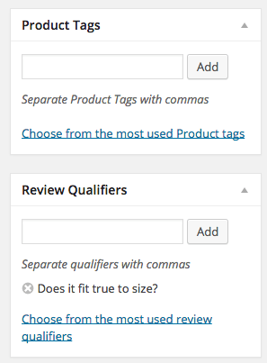 WooCommerce Product Reviews Pro Product Qualifiers