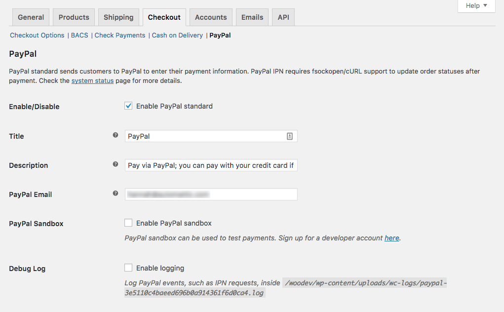 Can you use Paypal for online check-in?