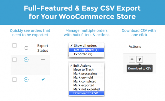 WooCommerce Customer / Order CSV Export Suite