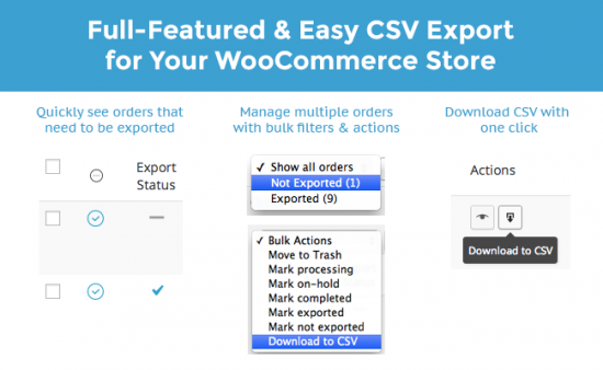 WooCommerce Customer / Order CSV Export - WooCommerce