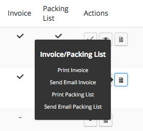 Se abrió la acción de pedido de WooCommerce Print Invoices / Packing Lists