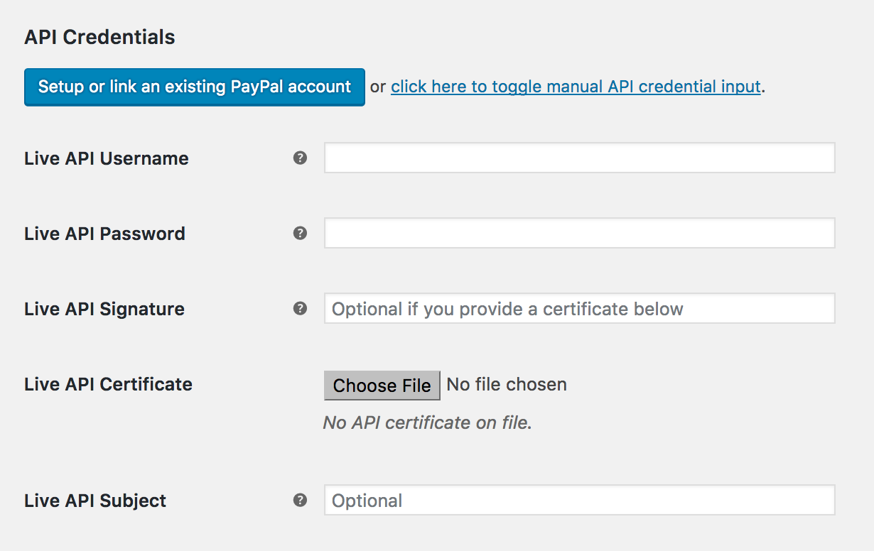 note credit entry to how Checkout Docs  PayPal WooCommerce