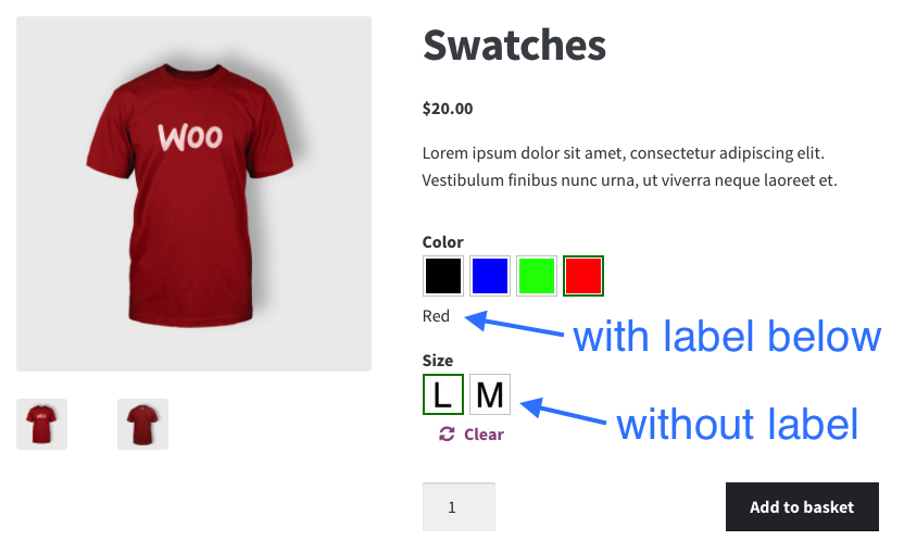 Add label. WOOCOMMERCE вариации цвета. WOOCOMMERCE вариации кнопками. GS variation Swatches for WOOCOMMERCE. ISW Swatch WOOCOMMERCE.