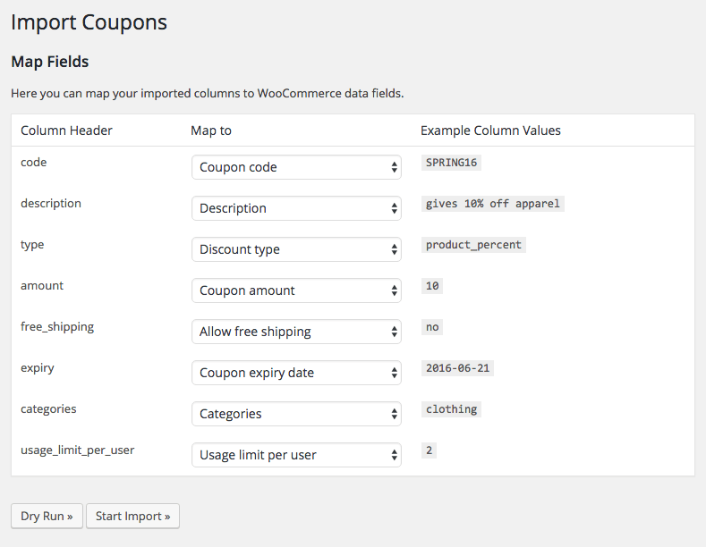 sqlpro csv import mapping