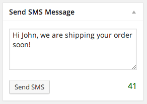 Notificación SMS de WooCommerce Twilio Enviar mensaje