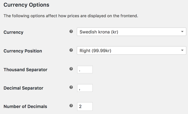 Shop Currency Woocommerce Docs