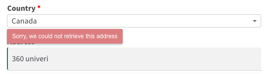 WooCommerce Address Validation: Loqate out of credits