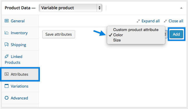 Adding Global Attribute to Product WooCommerce