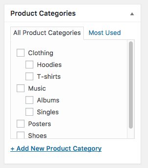 Managing Product Categories s And Attributes Woocommerce Docs