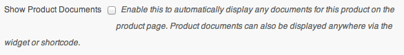 WooCommerce Product Documents Show Documents on Product Page