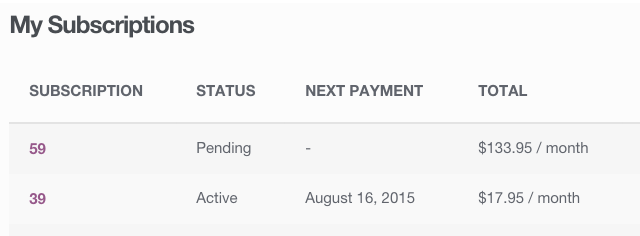 WooCommerce Subscriptions