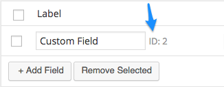 WooCommerce Admin Custom Order Fields field id