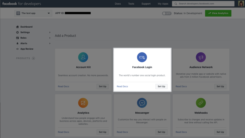 WooCommerce Social Login: facebook set up 1