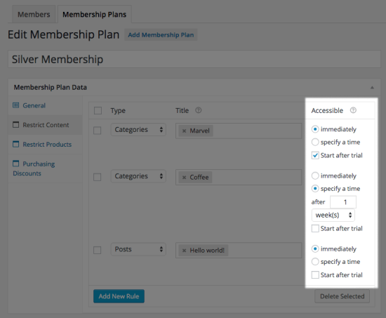 WooCommerce Memberships v.1.20.0