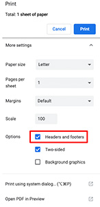 WooCommerce Print Invoices / Packing lists headers and footers on a sample invoice