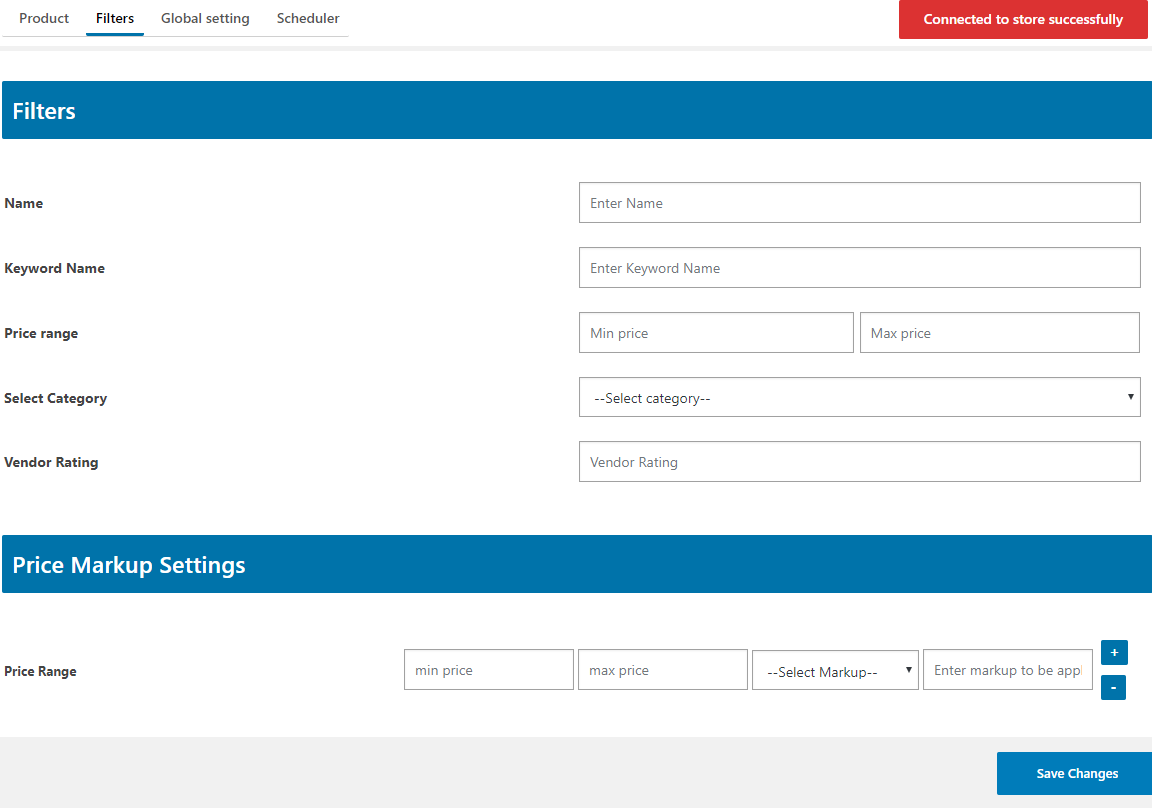 price markup setting