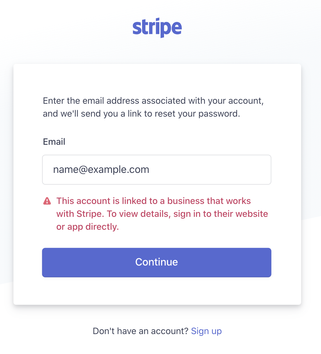 Why does Stripe say that my account is linked to a ...